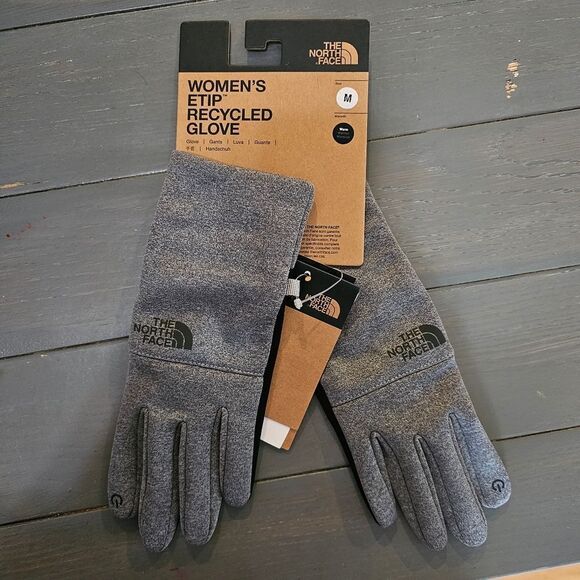 Last Pair!!! The North Face Gray Etip📲  touchscreen Glove🧤 Size medium - Picture 1 of 9